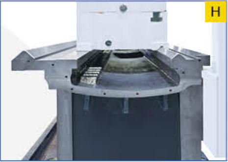 SMTCL tour CNC lourd 5000mm HTC125500 Lit plat horizontal tour CNC lourd à tourner 8