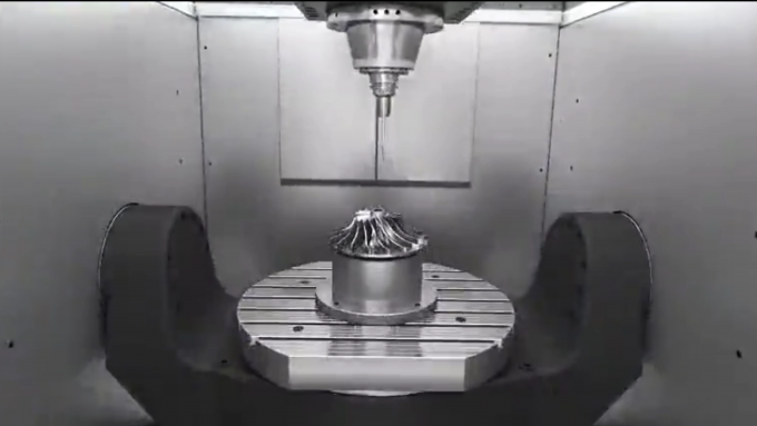 Centre d'usinage vertical 5 axes VMU30H Fraiseuse CNC verticale de haute précision 4