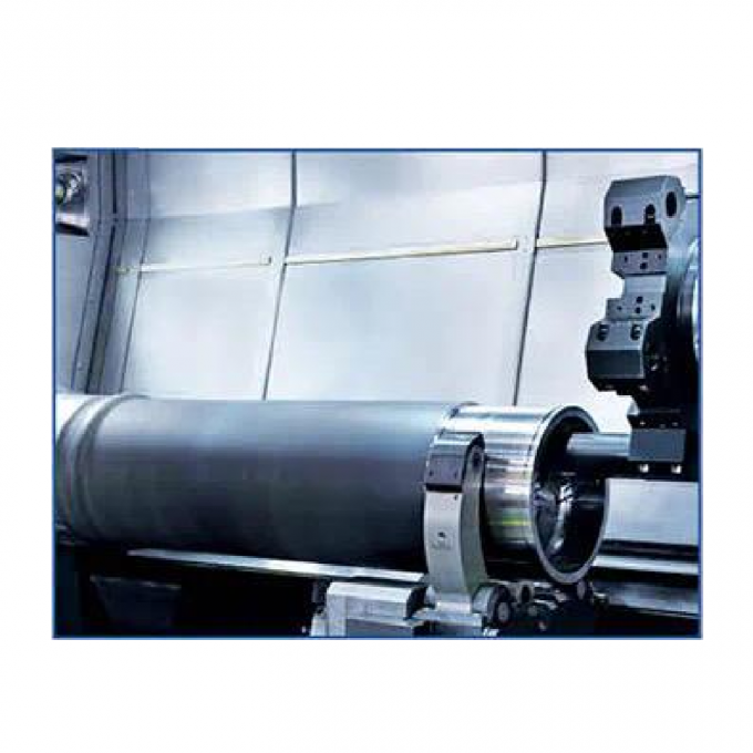 Tour horizontal CNC HTC50nm Système Fanuc Centre de tournage CNC à banc incliné 3