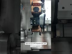 Machine de tournage et de fraisage composites à double broche HTC200MSY
