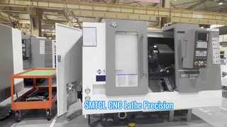 Machine de tour CNC horizontale de traitement d'arbre de moteur de haute précision de rendement élevé de SMTCL