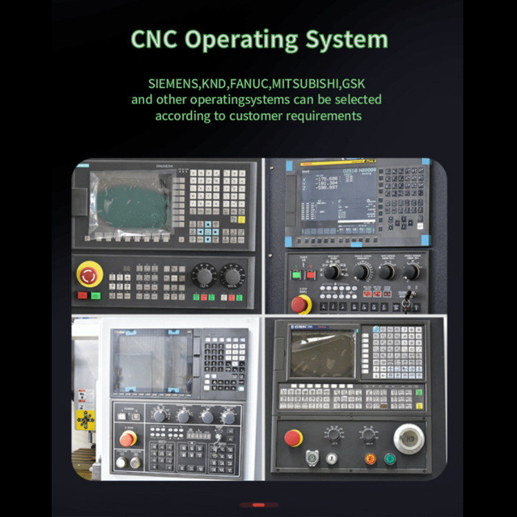 HTC50E 45 degrés Lit incliné horizontal CNC tourne-disque machine à fraisage CNC à 3 axes