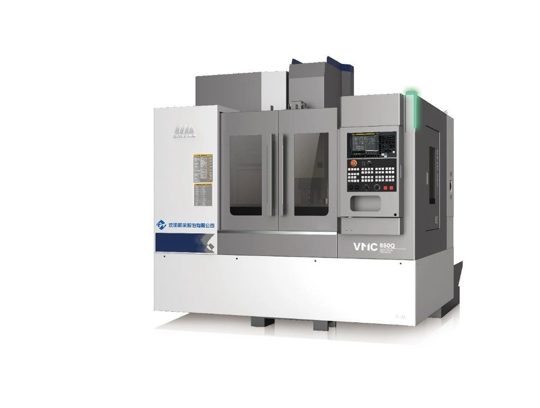 VMC850Q Centre d'usinage CNC vertical à 3 axes SMTCL Machine de fraisage CNC à 4 axes avec plateau tournant