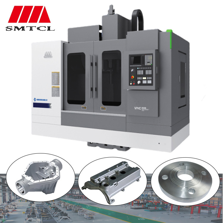 SMTCL VMC1100B Machine de fraisage CNC à 4 axes pour les métaux contrôleurs Fanuc 3 axes centre d'usinage vertical