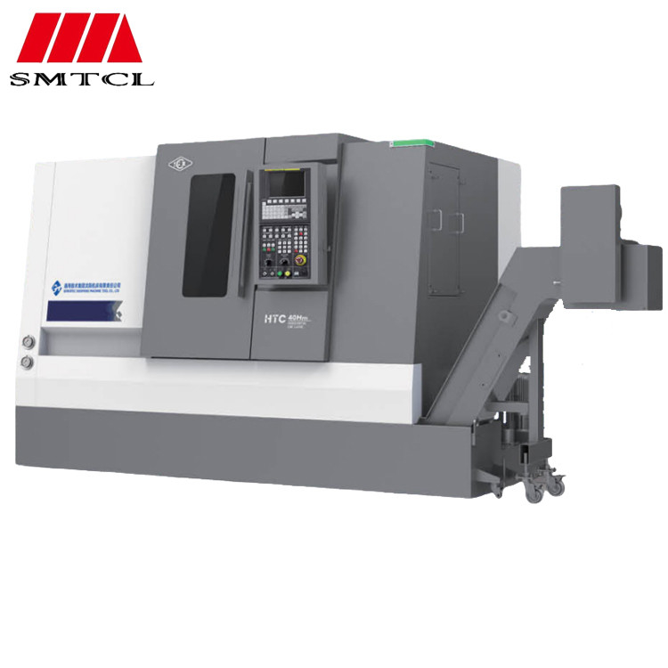 SMTCL Centre de tournage CNC de coupe lourde HTC40Sm Machine à tour CNC à couple élevé à rigidité élevée