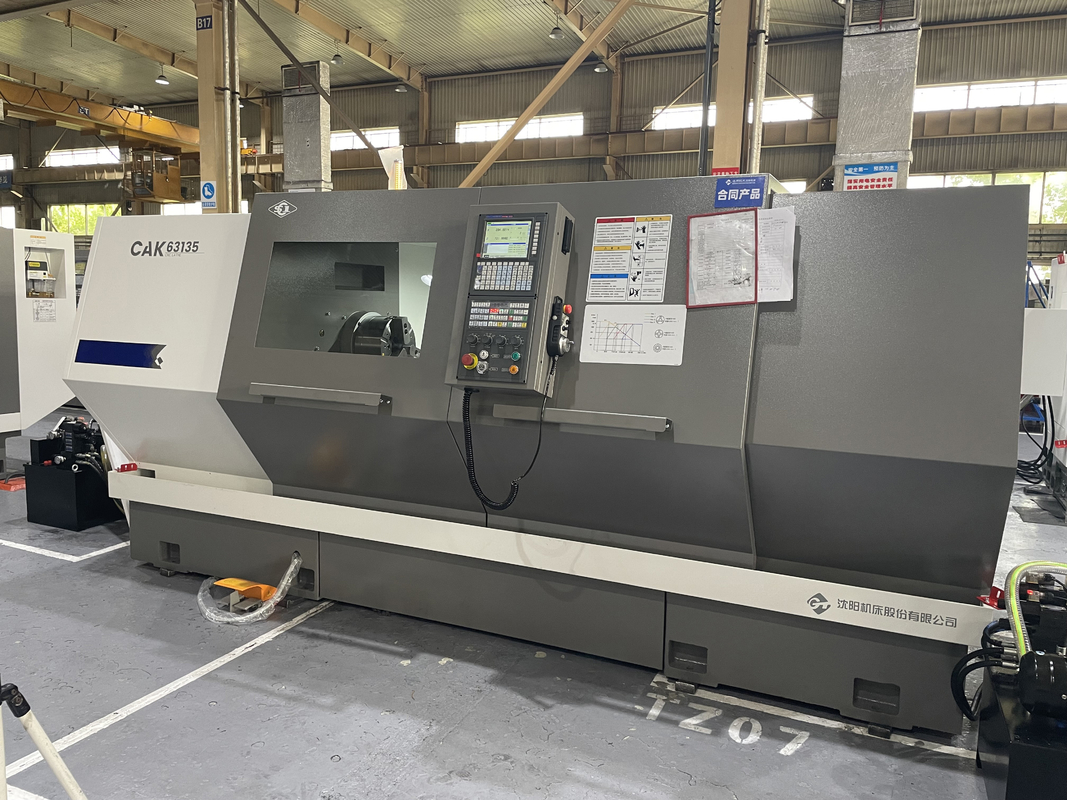 SMTCL machine à tour CNC à métaux lourds CAK63135 tour CNC à lit plat horizontal