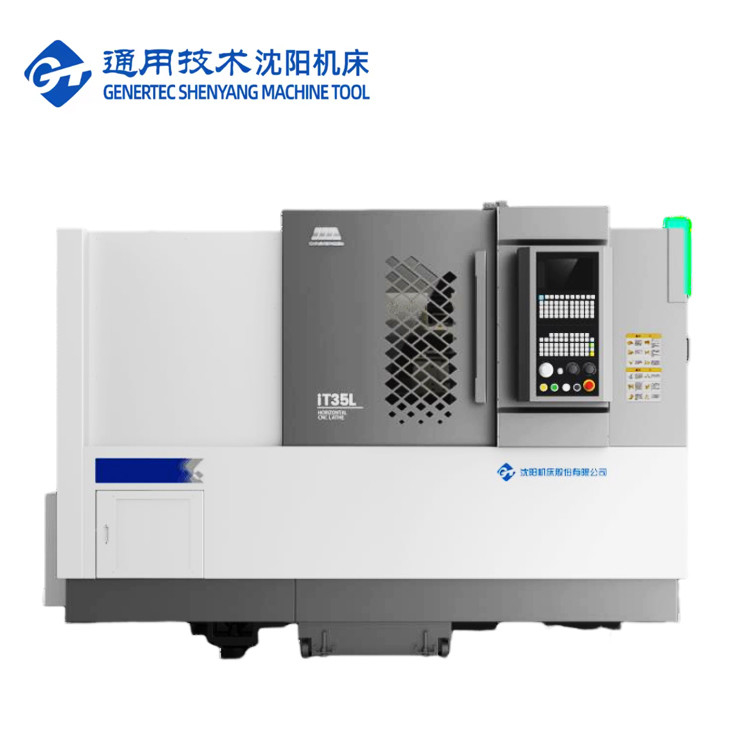 Le tour CNC horizontal Le tour métallique IT35L Machine de fraisage CNC SMTCL Lit incliné Le tour CNC