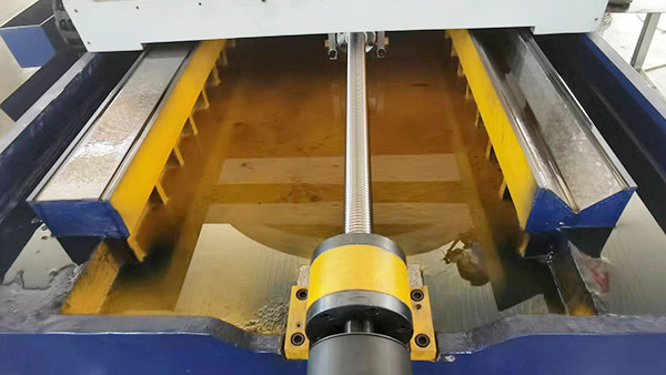 Machine de meulage de surface horizontale avec table ronde rotative HDM380 Machine de meulage à commande PLC