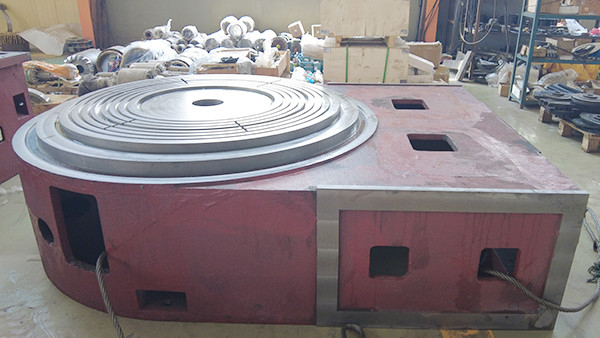 Machine de meulage de surface horizontale avec table ronde rotative HDM380 Machine de meulage à commande PLC