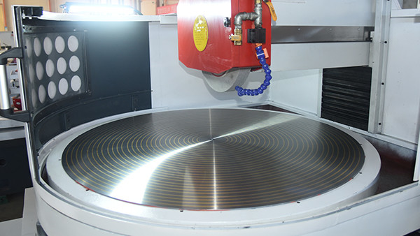 Machine de meulage de surface horizontale avec table ronde rotative HDM380 Machine de meulage à commande PLC