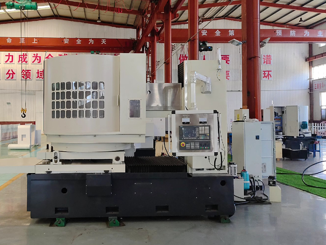 Machine de meulage de surface horizontale avec table ronde rotative HDM380 Machine de meulage à commande PLC