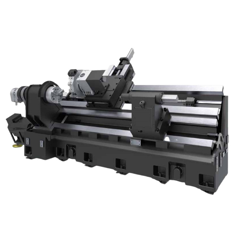 Grand tour CNC HTC40P guide coulissant rail tour Fanuc 12 Station tourelle lit incliné tour CNC