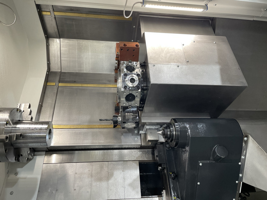 Grand tour CNC HTC40P guide coulissant rail tour Fanuc 12 Station tourelle lit incliné tour CNC