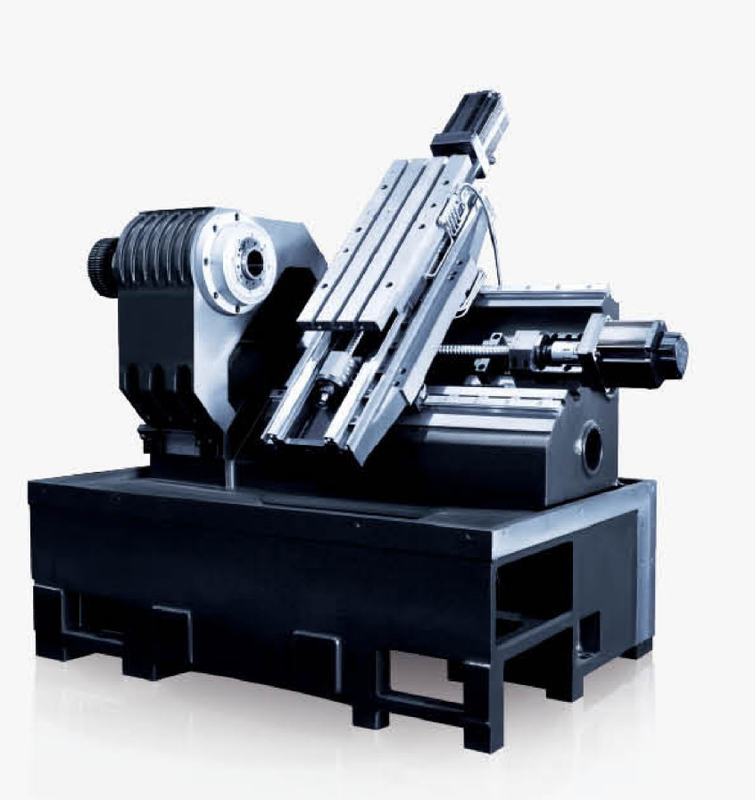 Les petites pièces d'usinage machine à tour CNC HTC16-6 Manche broche outil de gang Slant Lit tour CNC