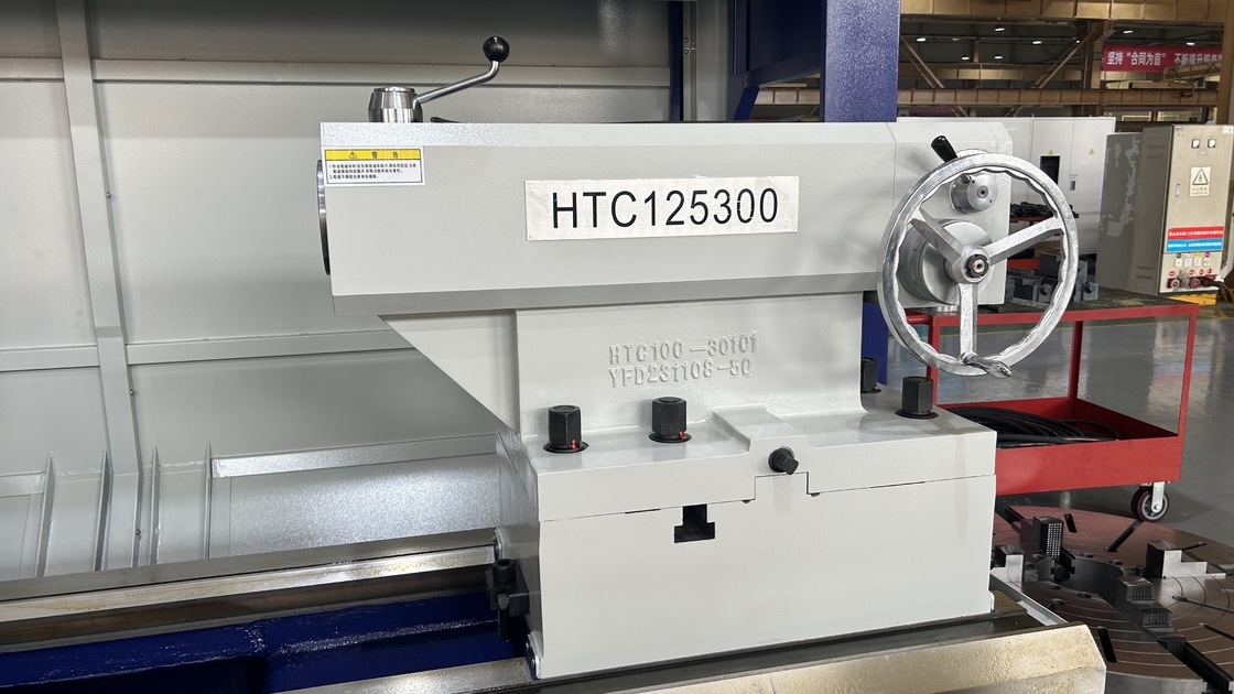 SMTCL CNC lourd tour CNC à lit plat HTC125150 Spindle Boré Diamètre 130 mm Grand tour CNC