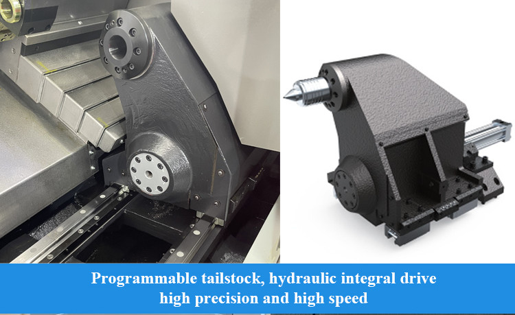 Le tour CNC IT35L Max Swing Over Bed 580mm THK Guide linéaire Servo tourelle Lit horizontalement incliné Tour CNC