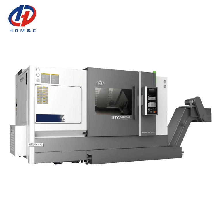 La machine à tourner à commande numérique SMTCL HTC50B FANUC Système horizontal 12 stations Servo Tourelle en pente
