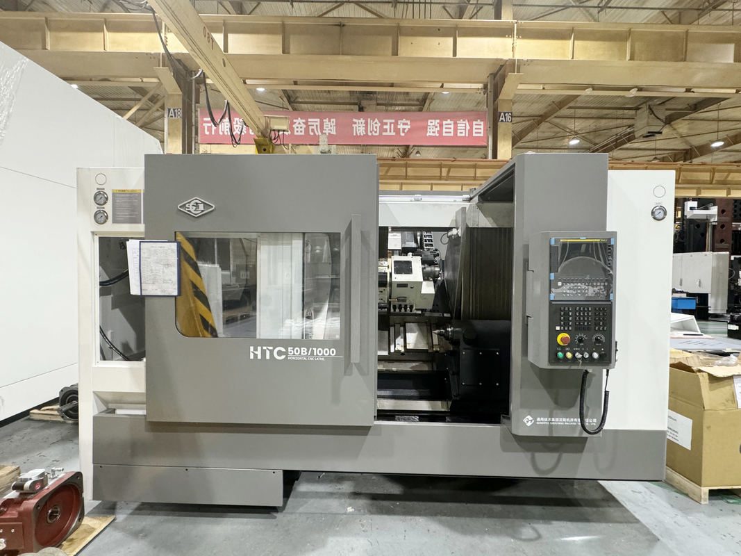 La machine à tourner à commande numérique SMTCL HTC50B FANUC Système horizontal 12 stations Servo Tourelle en pente