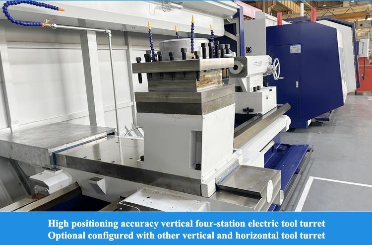 SMTCL tour CNC lourd 5000mm HTC125500 Lit plat horizontal tour CNC lourd à tourner