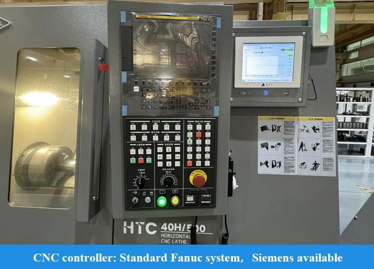 SMTCL tour CNC horizontal HTC40H/500 Mandrels automobiles Arbre moteur Arbre de roulement Traitement tour CNC