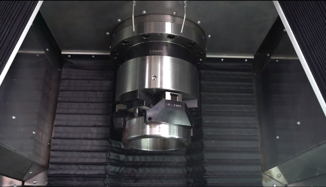 Le tour vertical inversé IVT45 à pinceau à attrape automatique de chargement et de déchargement