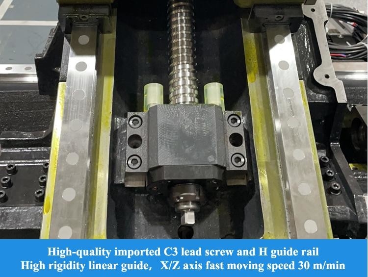 SMTCL Petites pièces d'usinage HTC16H Lit incliné métallique Tour CNC 8 stations Tour CNC horizontaux