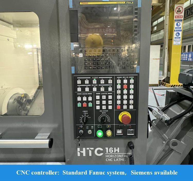 Usinage de petites pièces HTC16H Tour CNC à banc incliné en métal SMTCL Tour CNC horizontale
