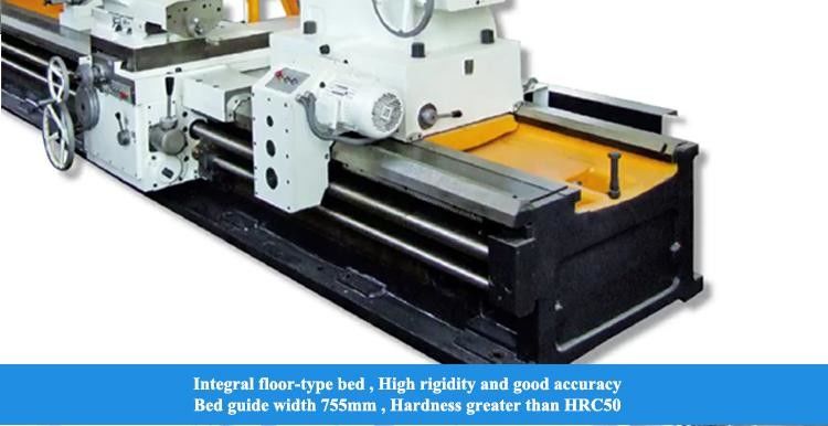 Grand tour manuel CW61160D Diamètre maximal de balancement au-dessus du lit 1640mm A2-15 Fuseau tour lourds