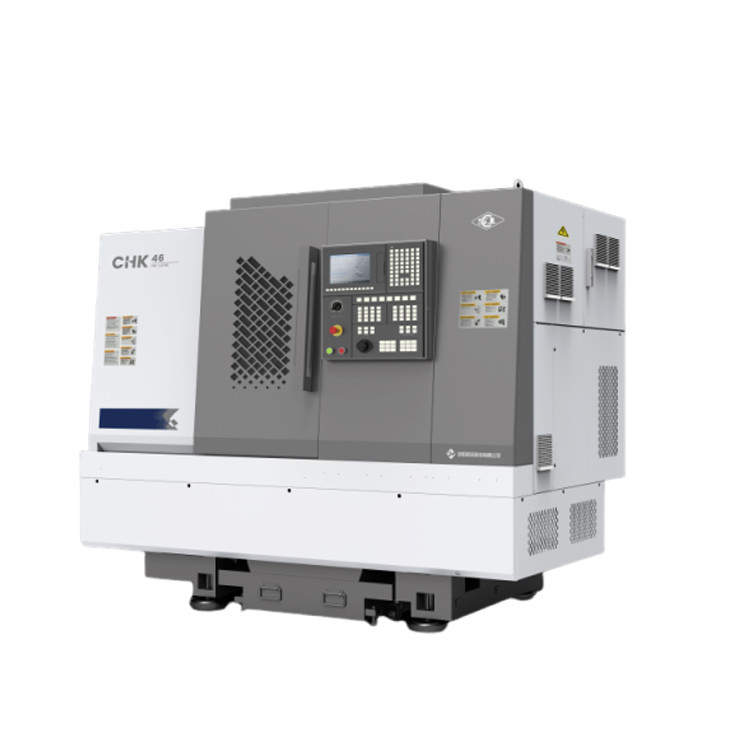 Le tour CNC CHK46 Type d'outil de bande Post de coupe de précision Lit incliné CNC tourner la machine