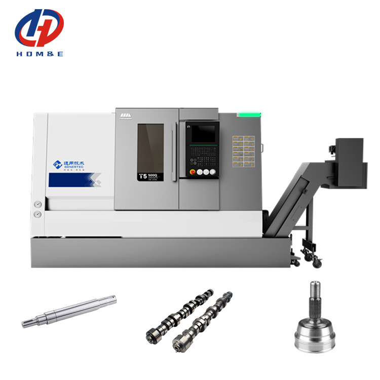 Le tour CNC SMTCL T5.2-500Q à grande taille de coupe d'arbre BMT55 à lit incliné tour CNC avec axe Y
