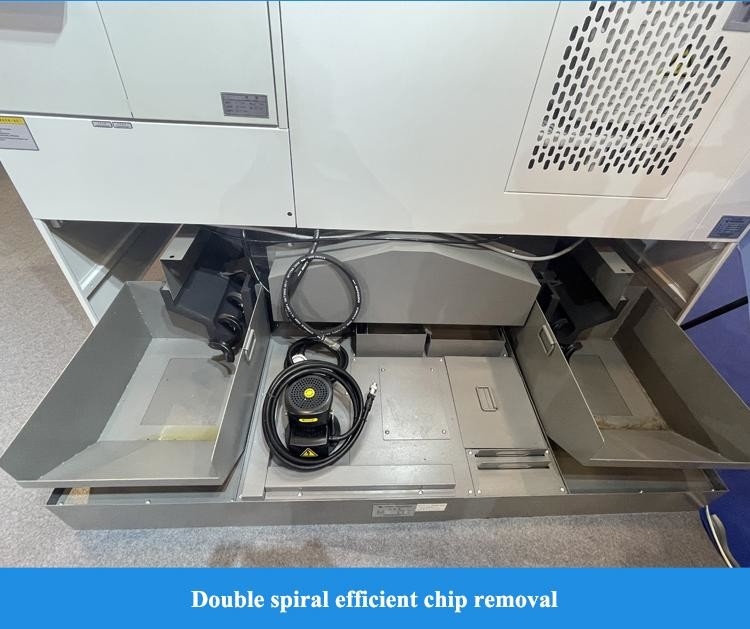 Machine de fraisage verticale à commande numérique SMTCL VMC1100Q Centre d'usinage CNC verticale à 4 axes avec plateau tournant