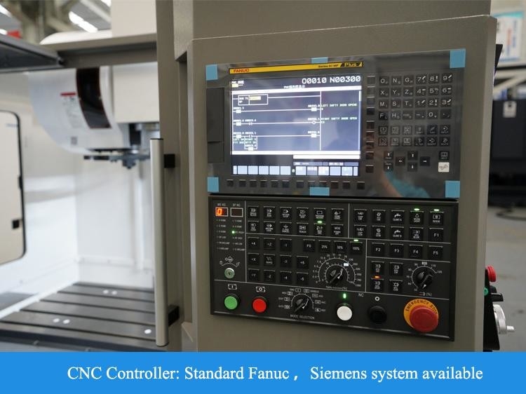 Machine de fraisage verticale à commande numérique SMTCL VMC1100Q Centre d'usinage CNC verticale à 4 axes avec plateau tournant