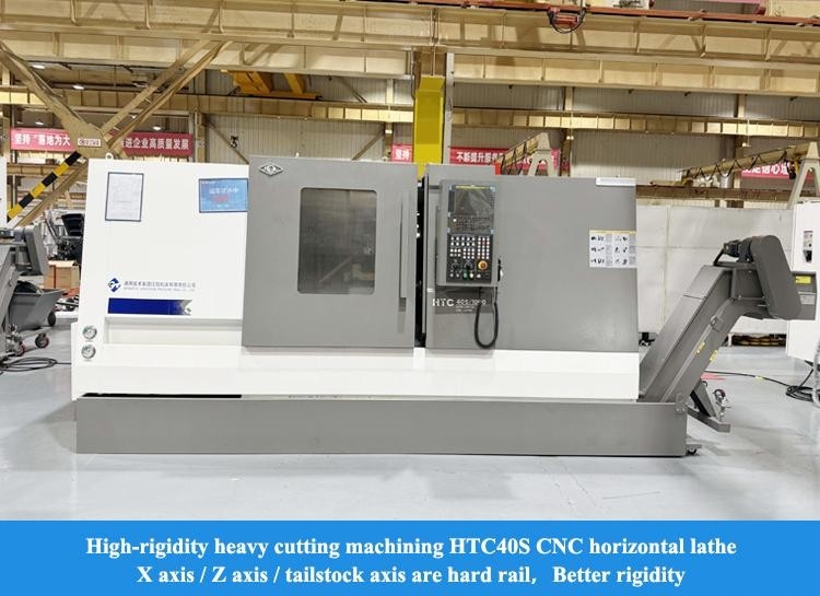 SMTCL Machine de tournage CNC lourde contrôleur Fanuc HTC40Sm/1500 Centre de tournage avec axe Y et axe C