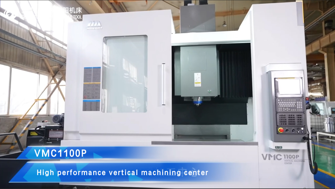 Centre d'usinage vertical VMC1100P Structure de cadre à grille à haute rigidité 4 axes Machine de fraisage CNC