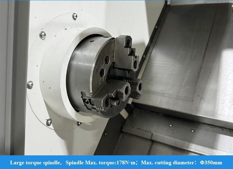 Centre de tournage CNC HTC40Hm Long-span Spindle à manche BMT55 Servo Power Turret Centre de tournage CNC avec axe Y
