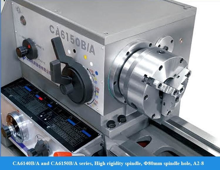La machine à tourner manuelle CA6140B/A Chine Universal 2000mm La machine à tourner manuelle conventionnelle avec numérique