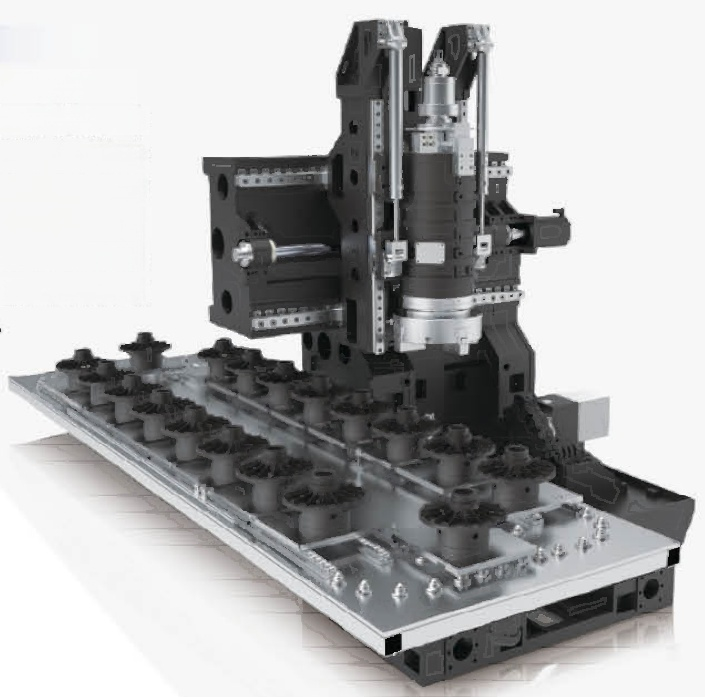 Chaîne de production automatisée de tournage CNC inverse verticale IVT45