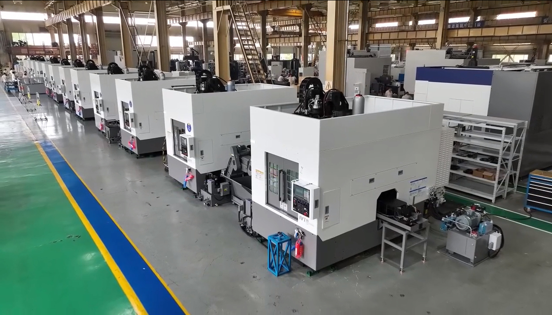 Chaîne de production automatisée de tournage CNC inverse verticale IVT45