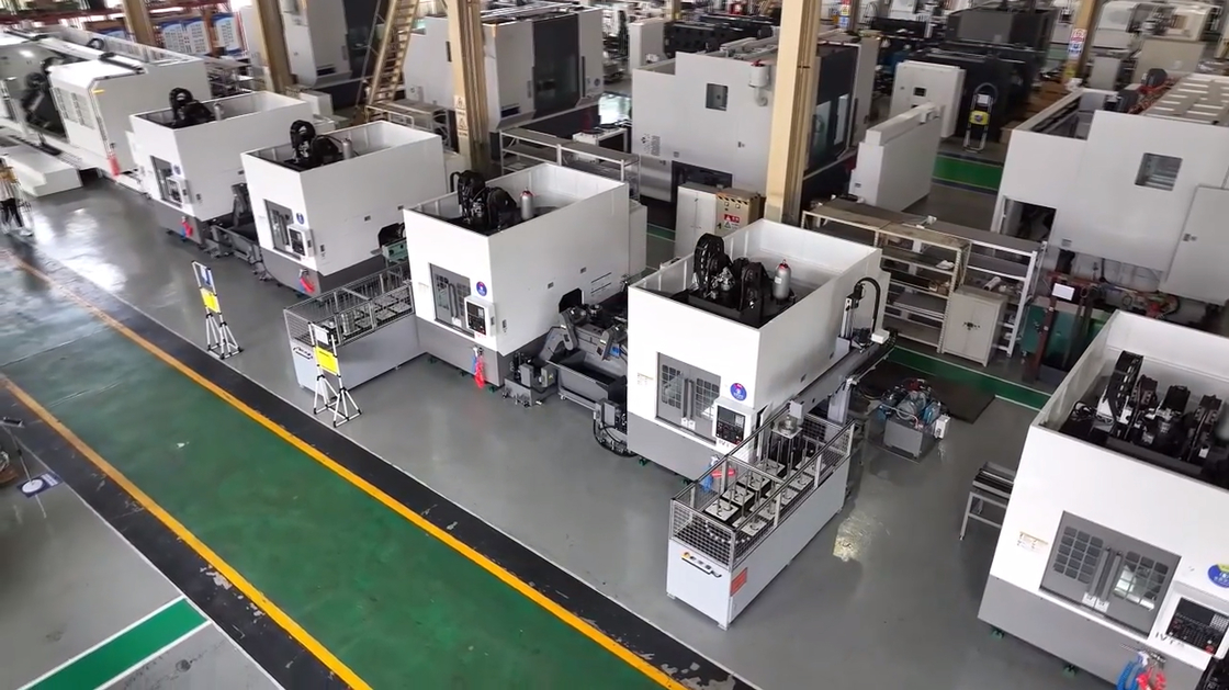 Chaîne de production automatisée de tournage CNC inverse verticale IVT45