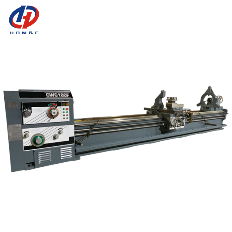 CW6180F Tour horizontal ordinaire robuste, largeur de rail de guidage 600mm, tour manuel sur socle