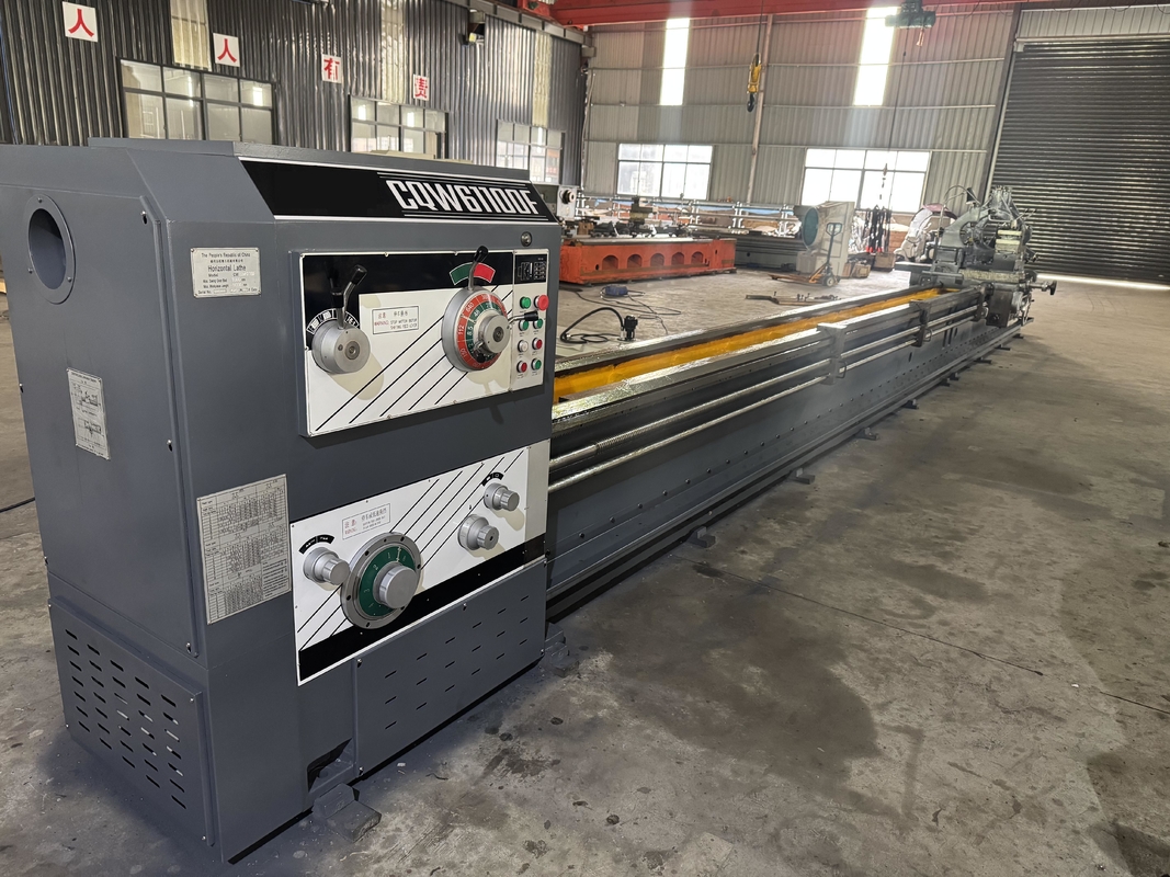 CW6180F Tour horizontal ordinaire robuste, largeur de rail de guidage 600mm, tour manuel sur socle