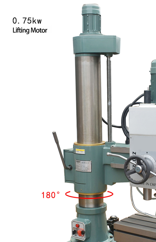 Machine de forage radial Z3032 Diamètre de forage 32 mm Machine de forage radial automatique pour la métallurgie