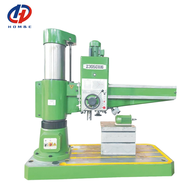 Machine de forage radiale Z3050 Alimentation manuelle Changement de vitesse hydraulique 50 mm Diamètre de forage Forage radiale