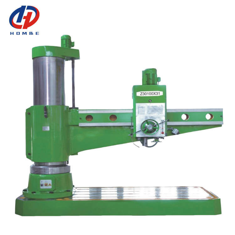 Forage radial lourd 100 mm Max forage 360° rotation Z30100 Forage à bras radial pour le travail des métaux