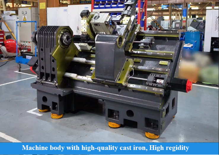 Le tour CNC à trois axes La machine à fraisage du tour Combo T5.2-1000Q FANUC SMTCL