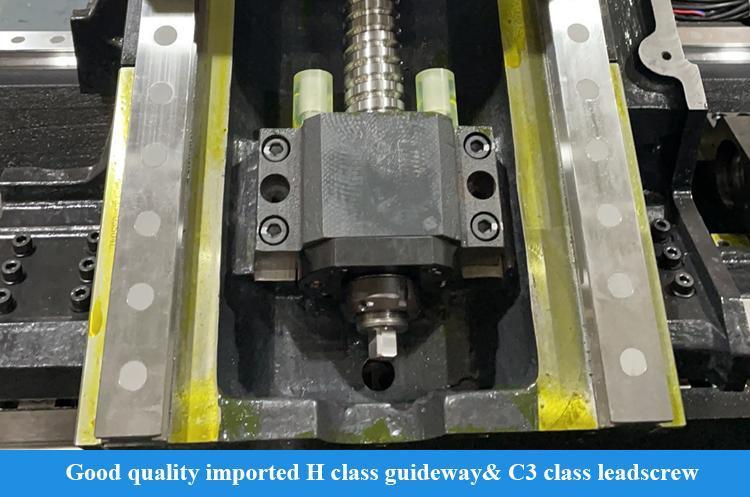 Ligne de rail à grande vitesse horizontale de machine de tour de commande numérique par ordinateur de lit de pente de G45L