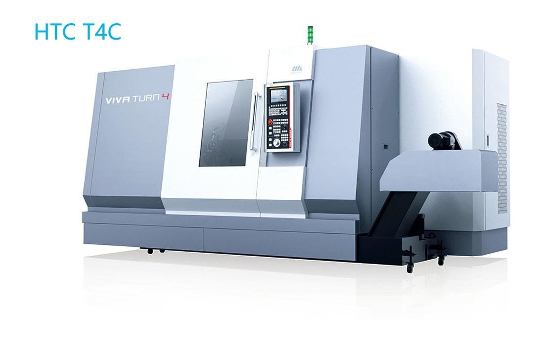 Tour horizontal CNC à lit incliné à 45 degrés, 3000 tr/min, tours à métaux T4C