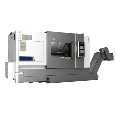 HTC50E 45 degrés Lit incliné horizontal CNC tourne-disque machine à fraisage CNC à 3 axes