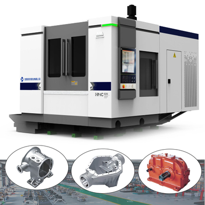 HMC80Q Métal 3 axes centre d'usinage horizontal fraisage de forage de forage