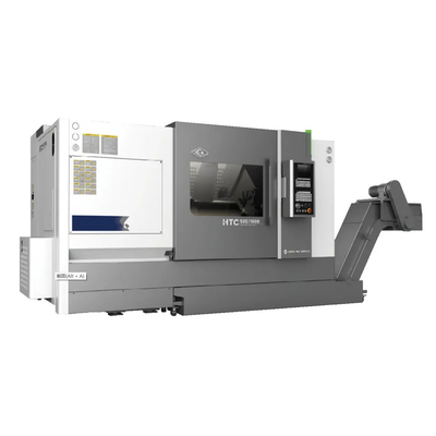 SMTCL CNC tournevis HTC50B Hydraulique de la queue horizontale 12 Station Servo tourelle en pente Lit Tournevis CNC pour le métal